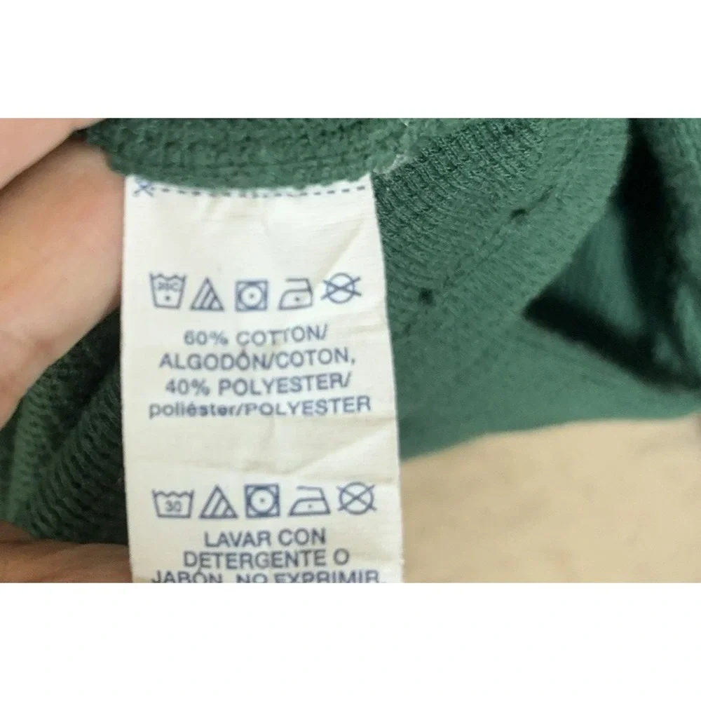 Polo Ralph Lauren Sleepwear Shirt Mens 2XL‎ Green Waffle Knit Embroidered Logo